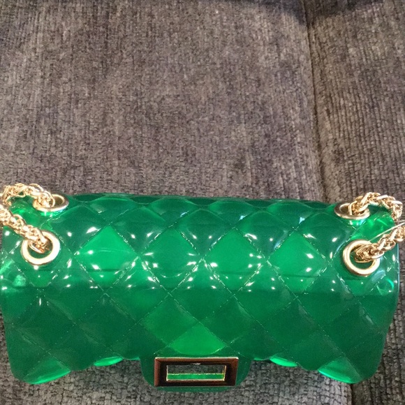 Small Green jelly purse - Picture 3 of 4